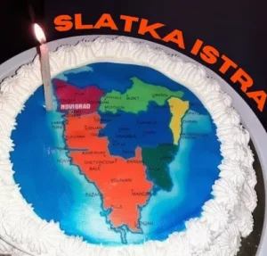 Slatka Istra u obliku torte
